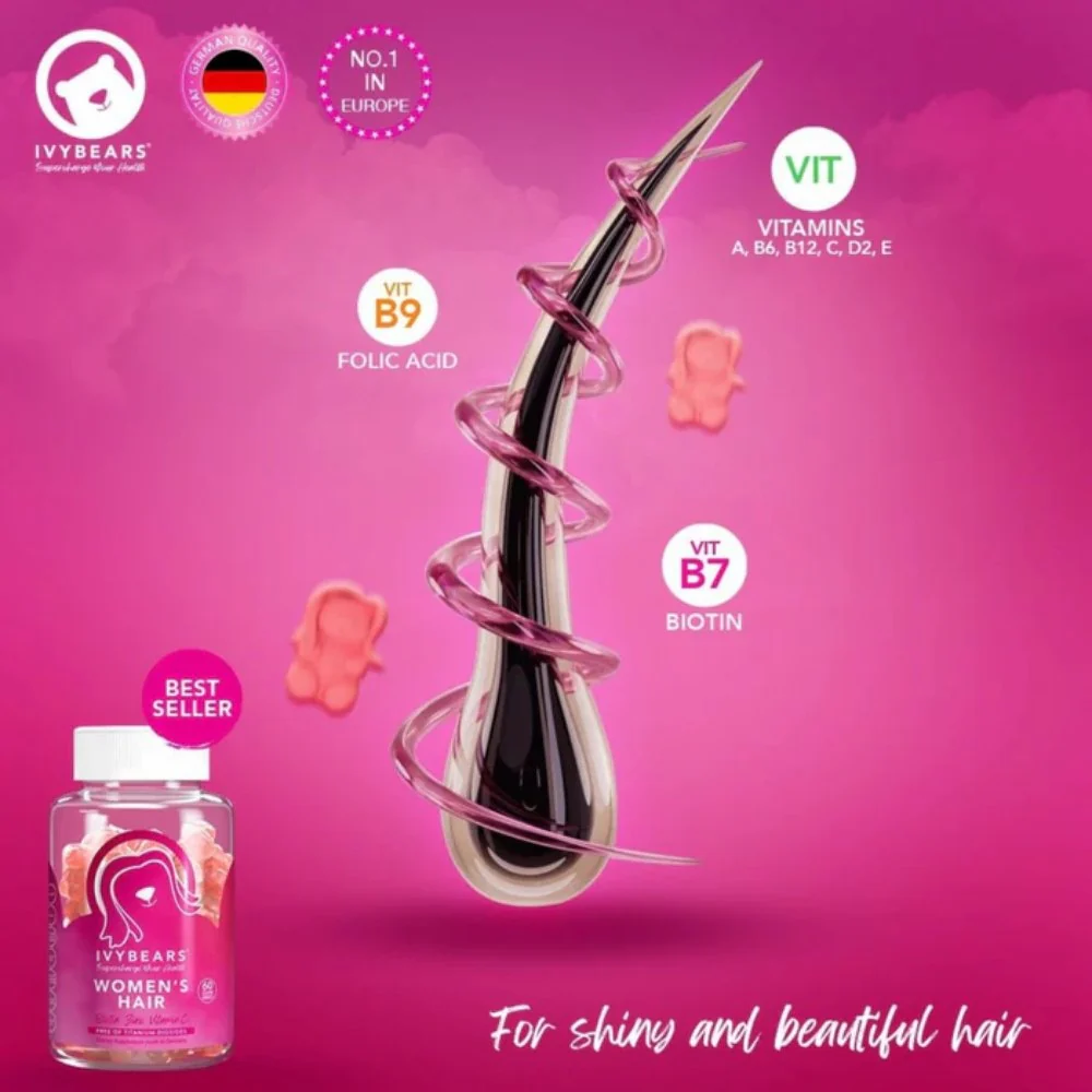 Hair Vitamins voor Vrouwen - 60st - Image 2