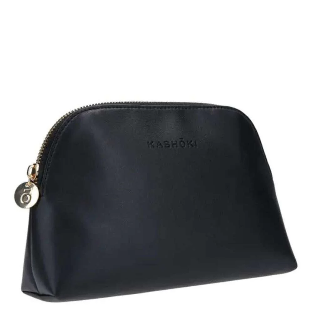 Beauty Bag Vegan Leather - Black - Image 2