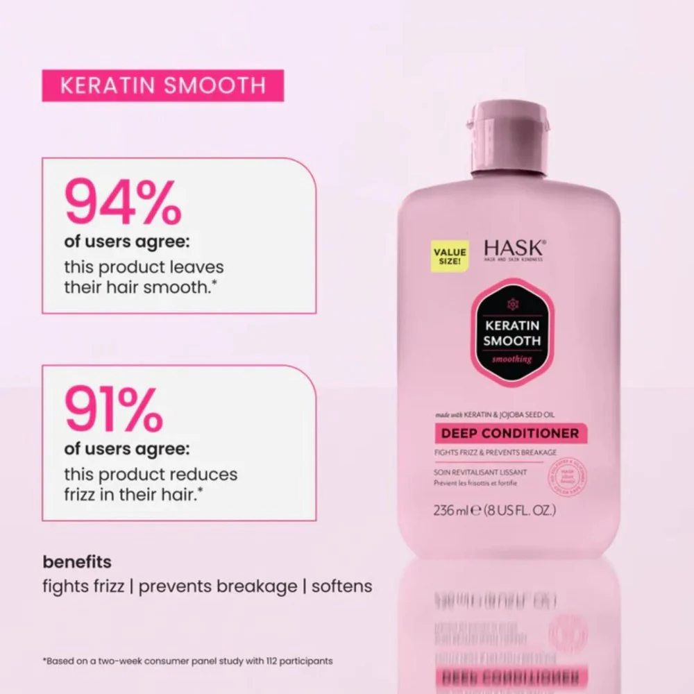 Keratin Smoothing Deep Conditioner - 236ml - Image 3