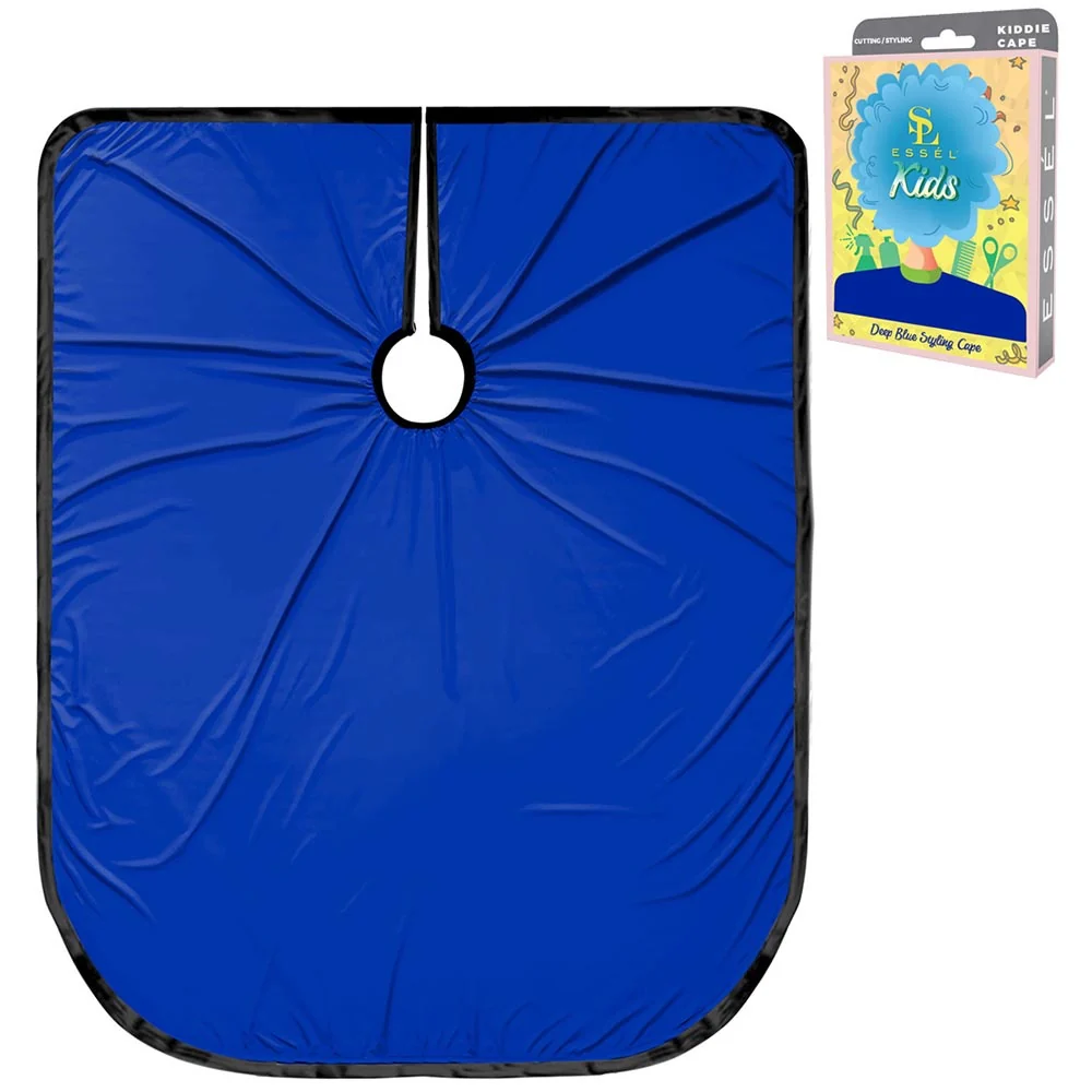 Deep Blue Styling Cape met drukknopen- 91x74cm - Image 2