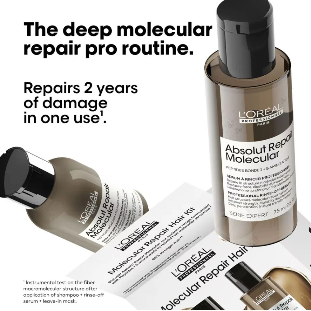 Absolut Repair Molecular Hair Repair Discovery Duo Set - 75ml+100ml - Image 4