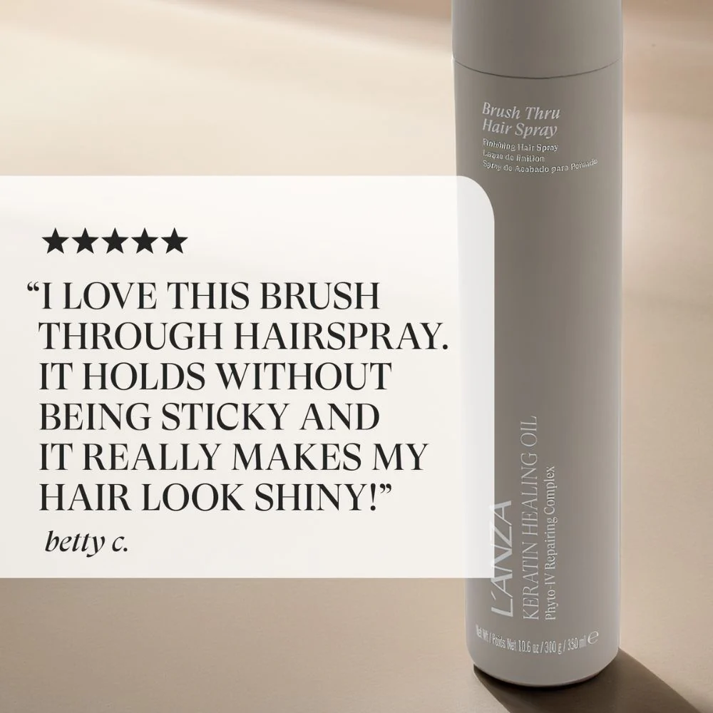 Keratin Healing Oil Brush Thru Hair Spray - 350ml - Image 4