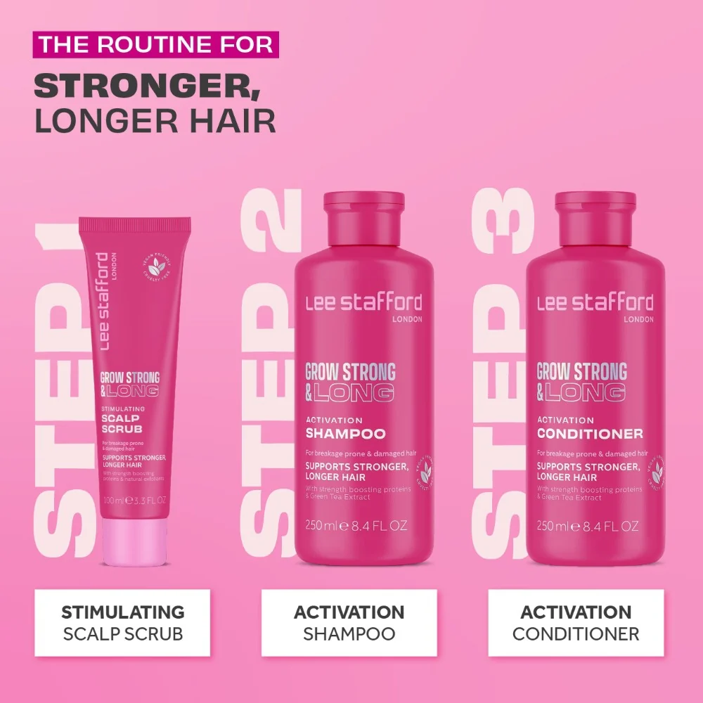 Grow Long & Strong Stimulating Scalp Scrub - 100ml - Image 4