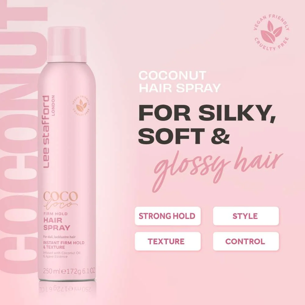 CoCo LoCo & Agave Firm Hold Hair Spray - 250ml - Image 4