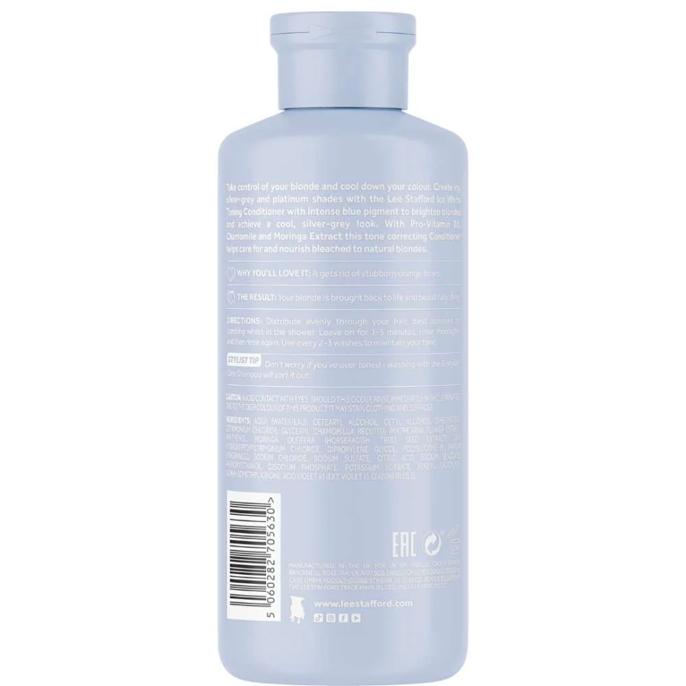 Bleach Blondes Ice White Toning Conditioner - 250ml - Image 2