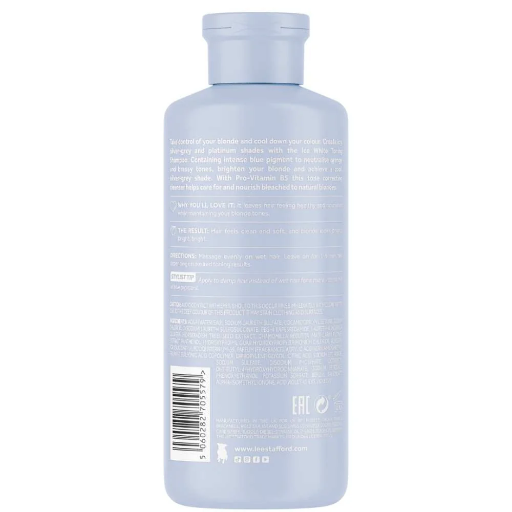Bleach Blondes Ice White Toning Shampoo - 250ml - Image 2