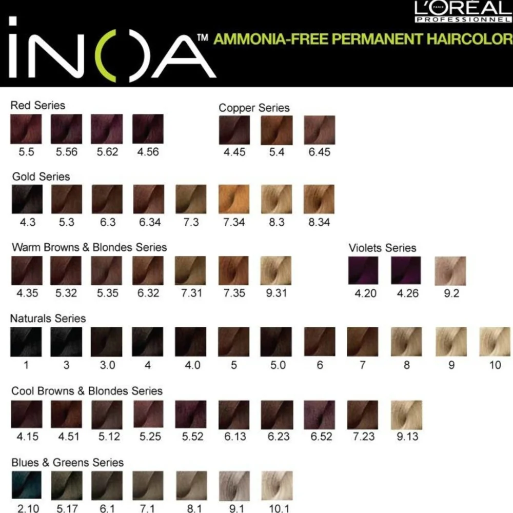 Inoa Ammonia Vrije Haarverf - 60ml - Image 2