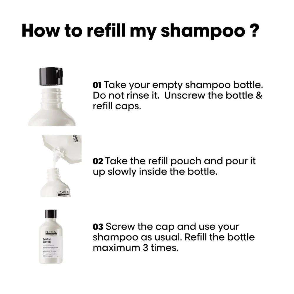 Metal Detox Shampoo Refill - 1000ml - Image 6