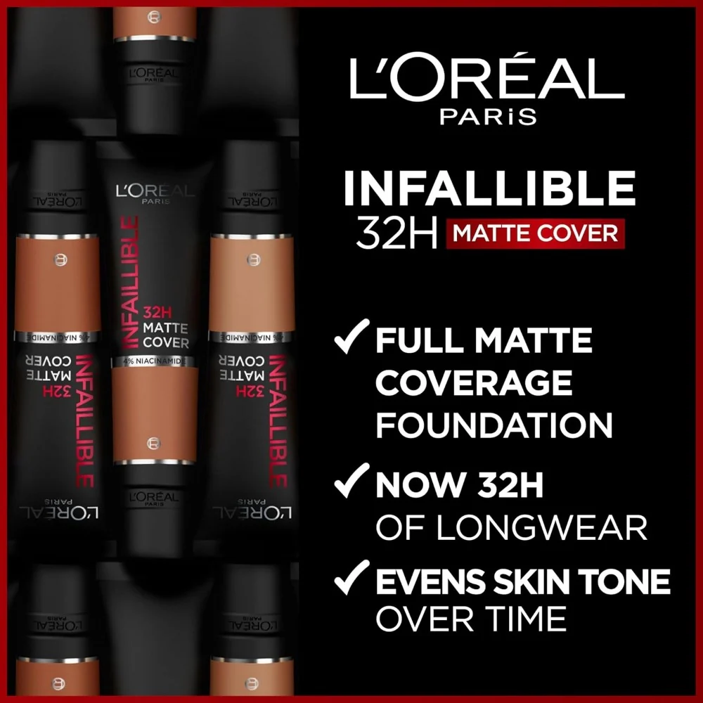 Infaillible 32H Matte Cover Foundation - 30ml - Image 2