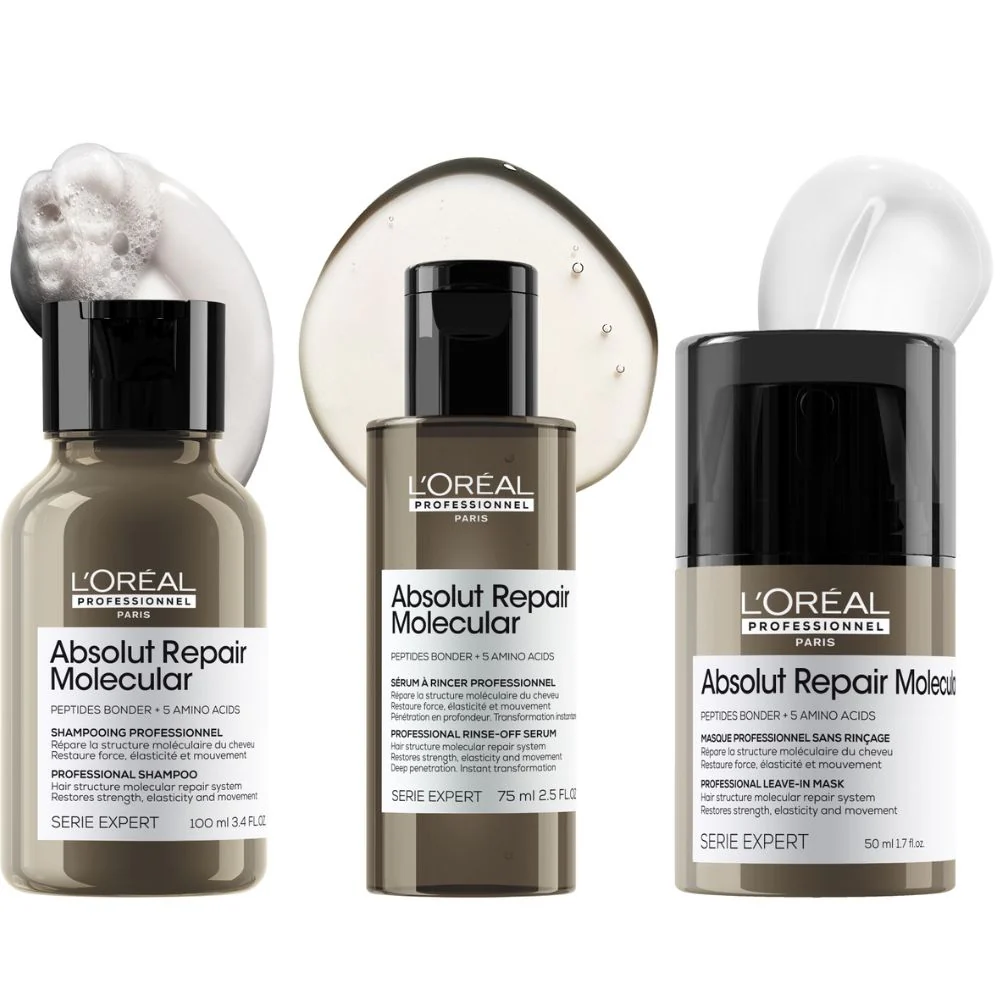 Absolut Repair Molecular Hair Repair Discovery Trio Set - 50+75+100ml - Image 3