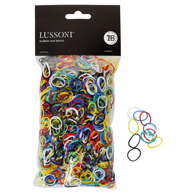 Gekleurde Rubber Elastiekjes - 100g