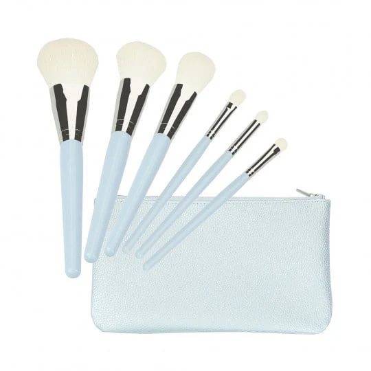 Make-Up Luxe Bag & Brushes Set  - 6st.