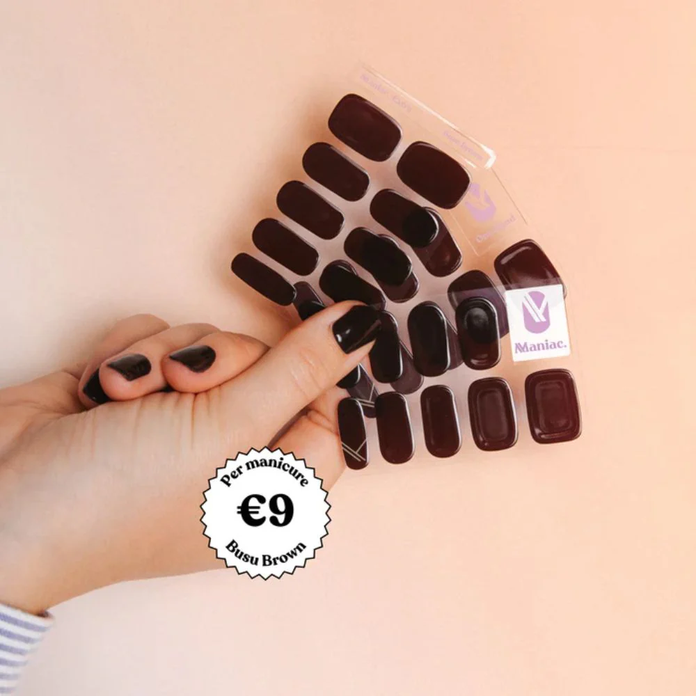 Busu Brown Polish Sticker - 28pcs - Image 2