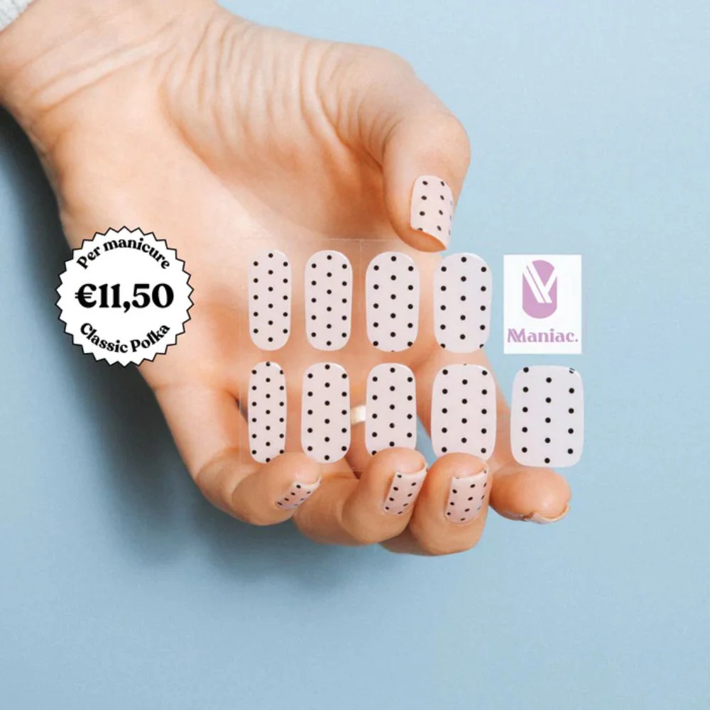 Classic Polka Polish Sticker - 28pcs - Image 2