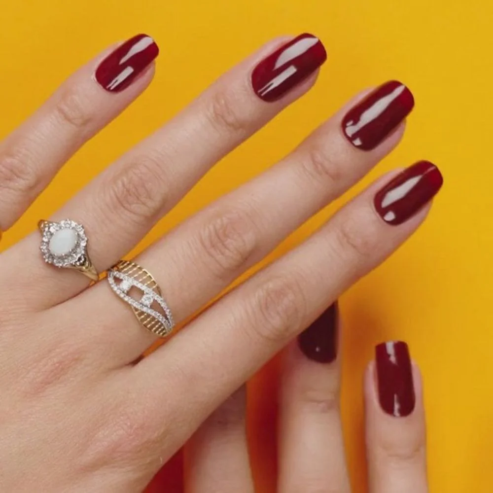 Ruby Red Polish Sticker - 28pcs - Image 4