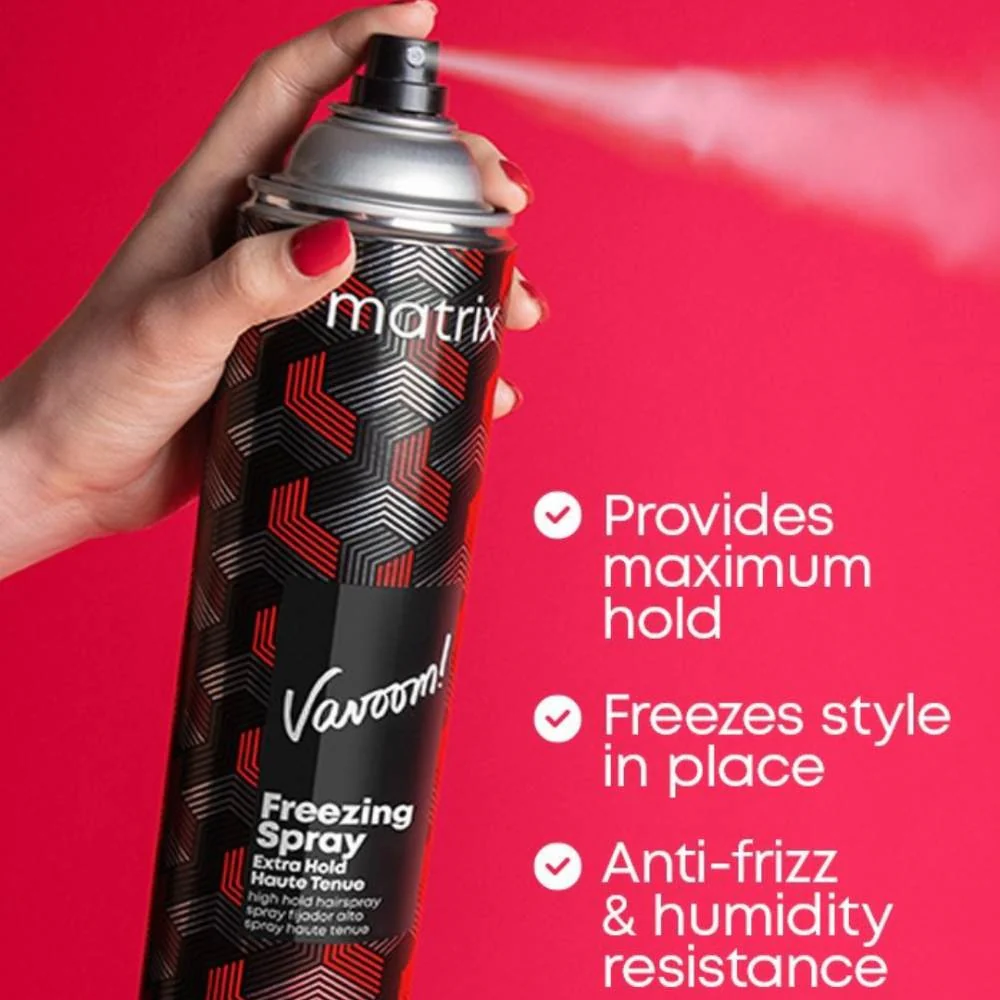 Vavoom Freezing Spray Extra Hold Hairspray - 500ml - Image 2