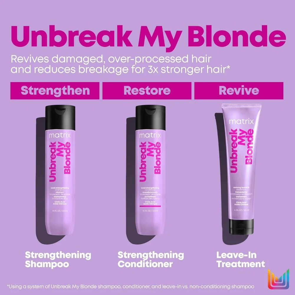 Total Results Unbreak My Blonde XL-Set - 300+300+150ml - Image 2