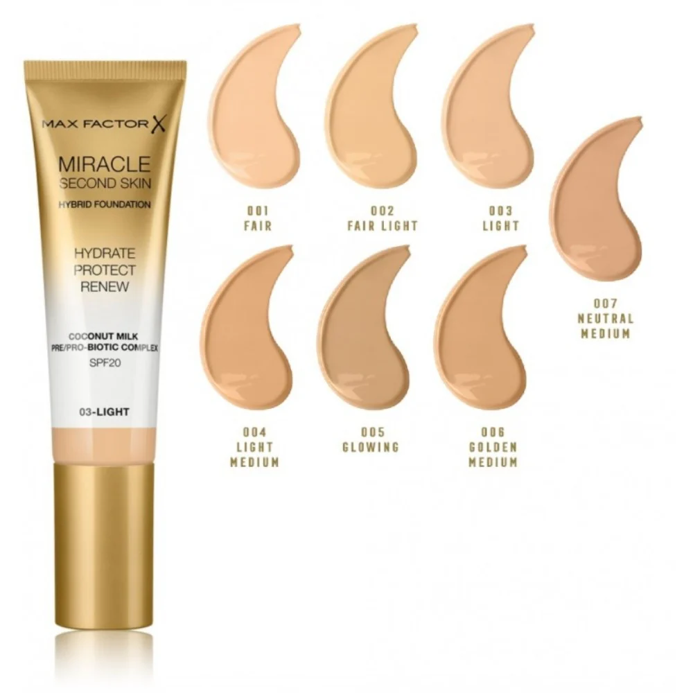 Miracle Second Skin Hybrid Foundation - 30ml - Image 3