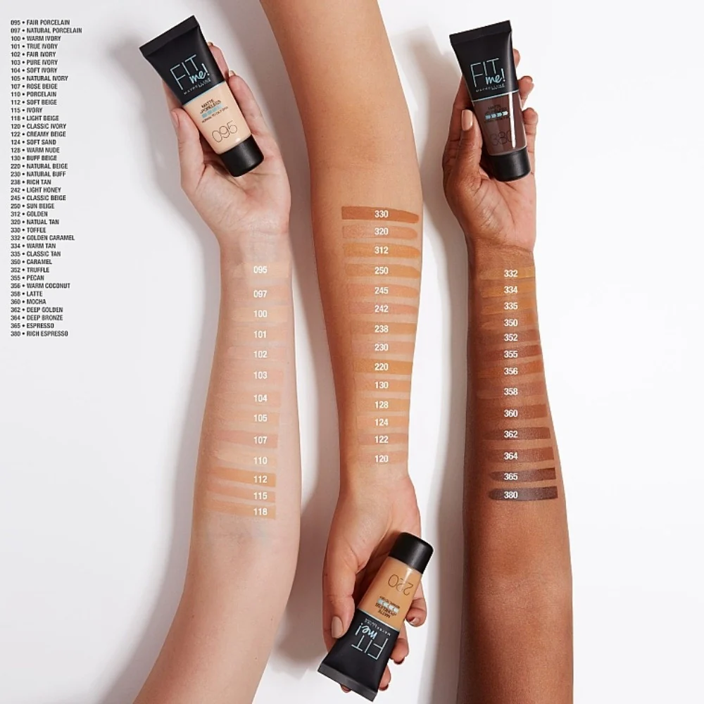 Fit Me Matte + Poreless Foundation Tube - 30ml - Image 2