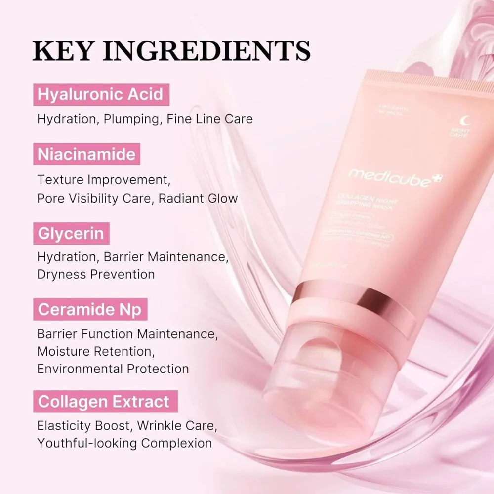 Collagen Night Wrapping Mask - 75ml - Image 3