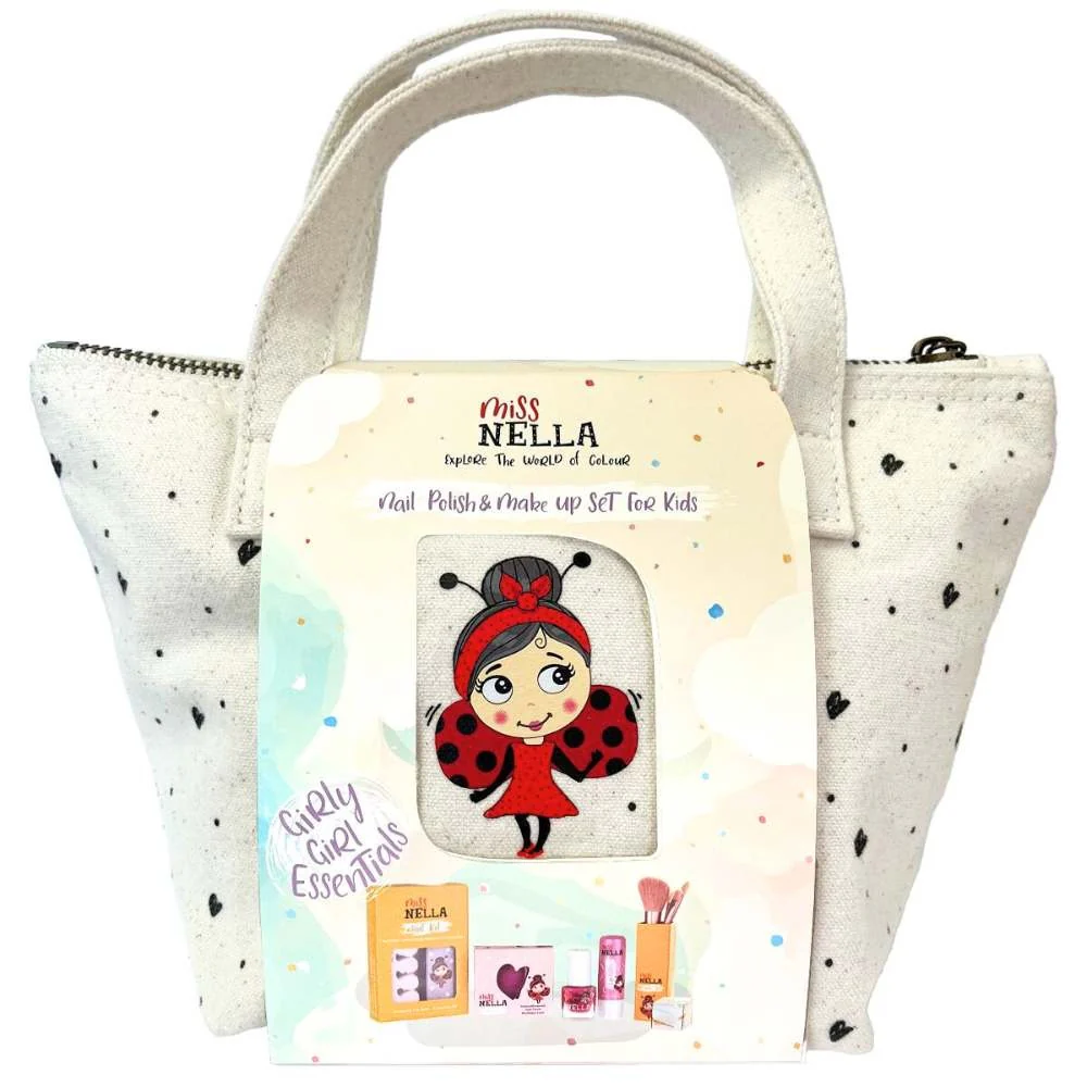 Girly Girl Essentials Canvas Make-up Tas - Image 2