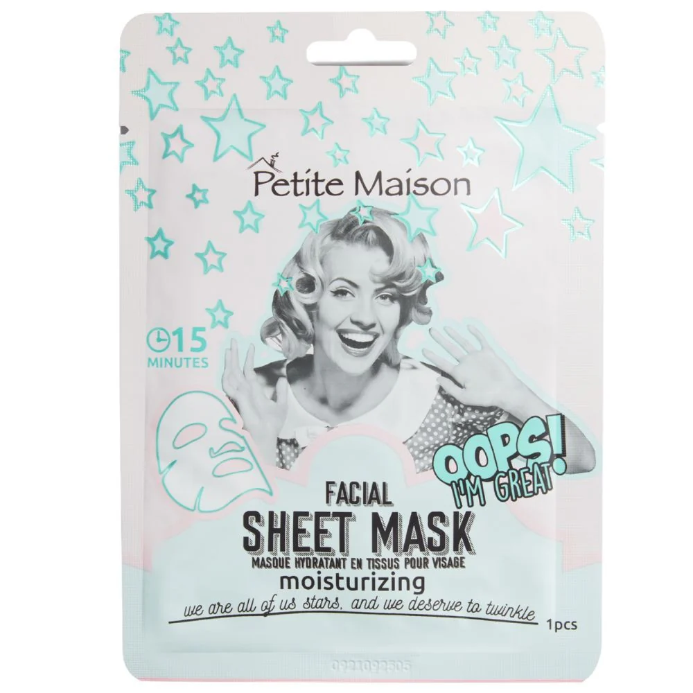 Moisturizing Facial Sheet Mask - 3x25ml - Image 2