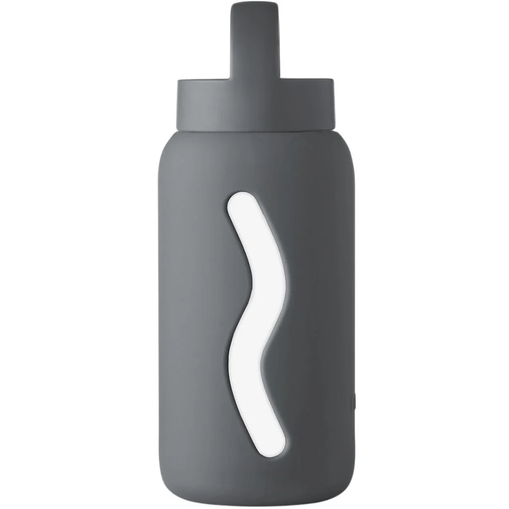 Mini Glass Bottle Smoke Grey - 500ml - Image 2