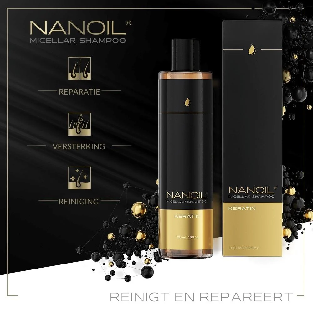 Keratin  Shampoo - 300ml - Image 3