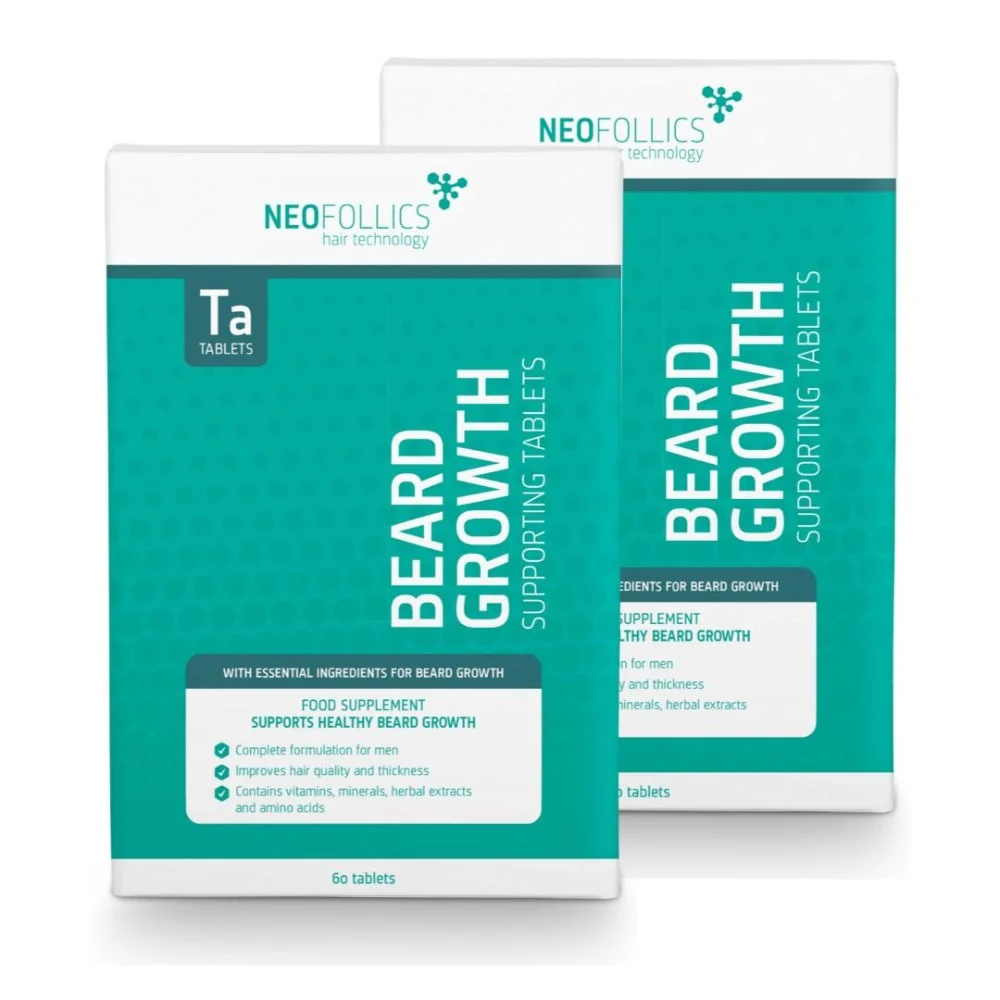 Beard Growth Supporting Tablets - 2x60st