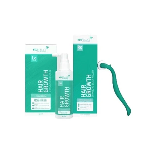 Haargroei Kit - Hair Growth Lotion + Scalp Roller