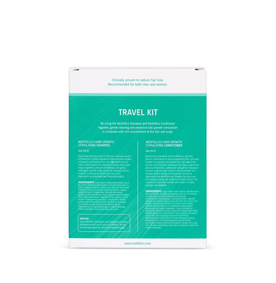 Hair Growth Stimulating Travel Kit - 2x100ml - Image 3