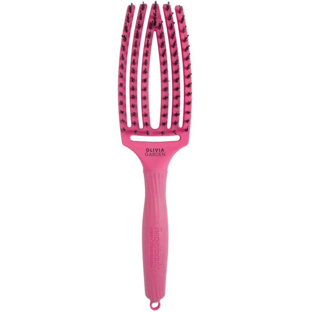Finger Brush Combo Medium Hot Pink Haarborstel