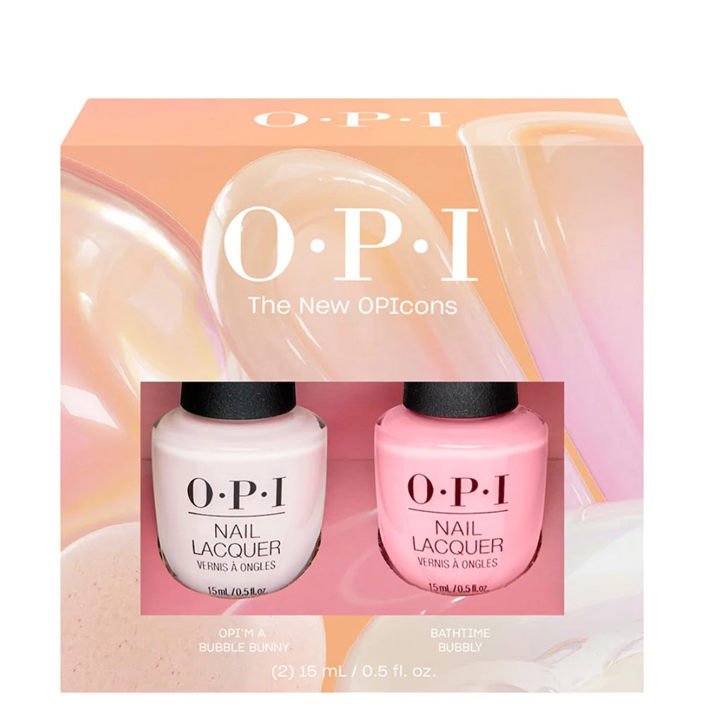 Spring Nail Lacquer Duo Set Pink - 2x15ml - Image 2