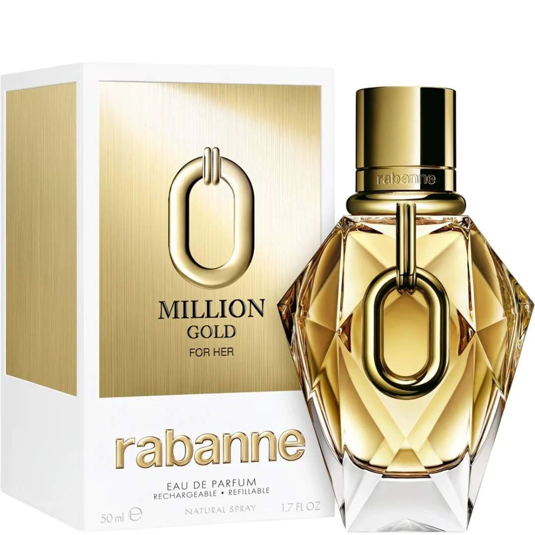 Million Gold For Her Eau de Parfum - 50ml - Refillable - Image 2