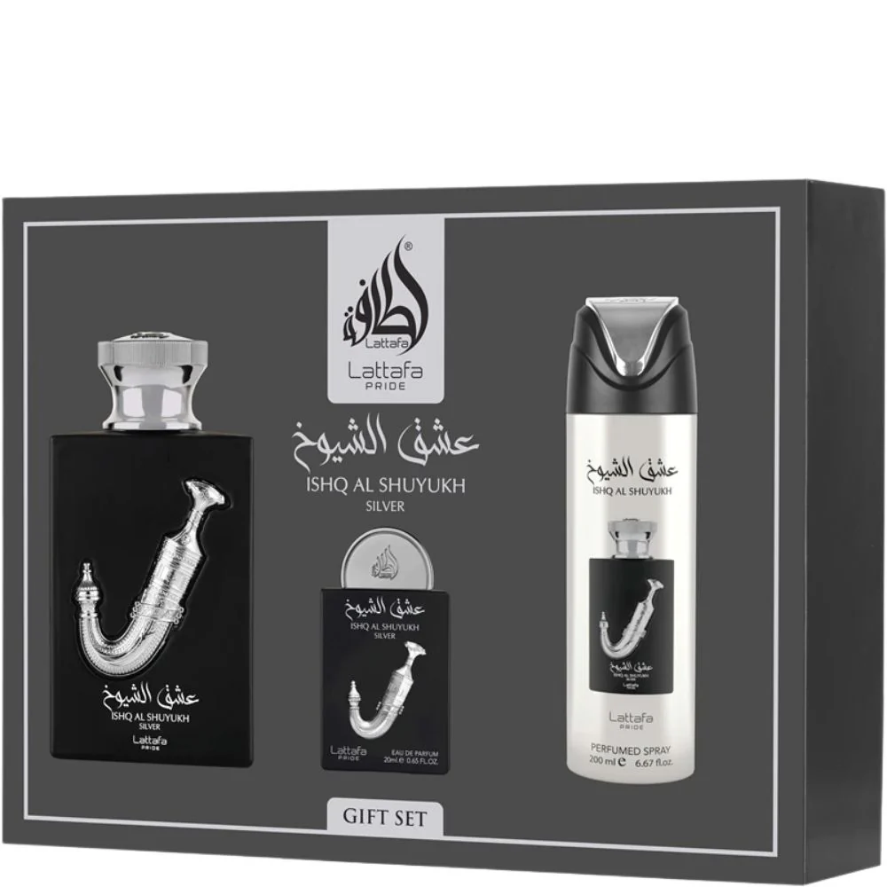 Pride Ishq Al Shuyukh Silver Eau de Parfum Giftset