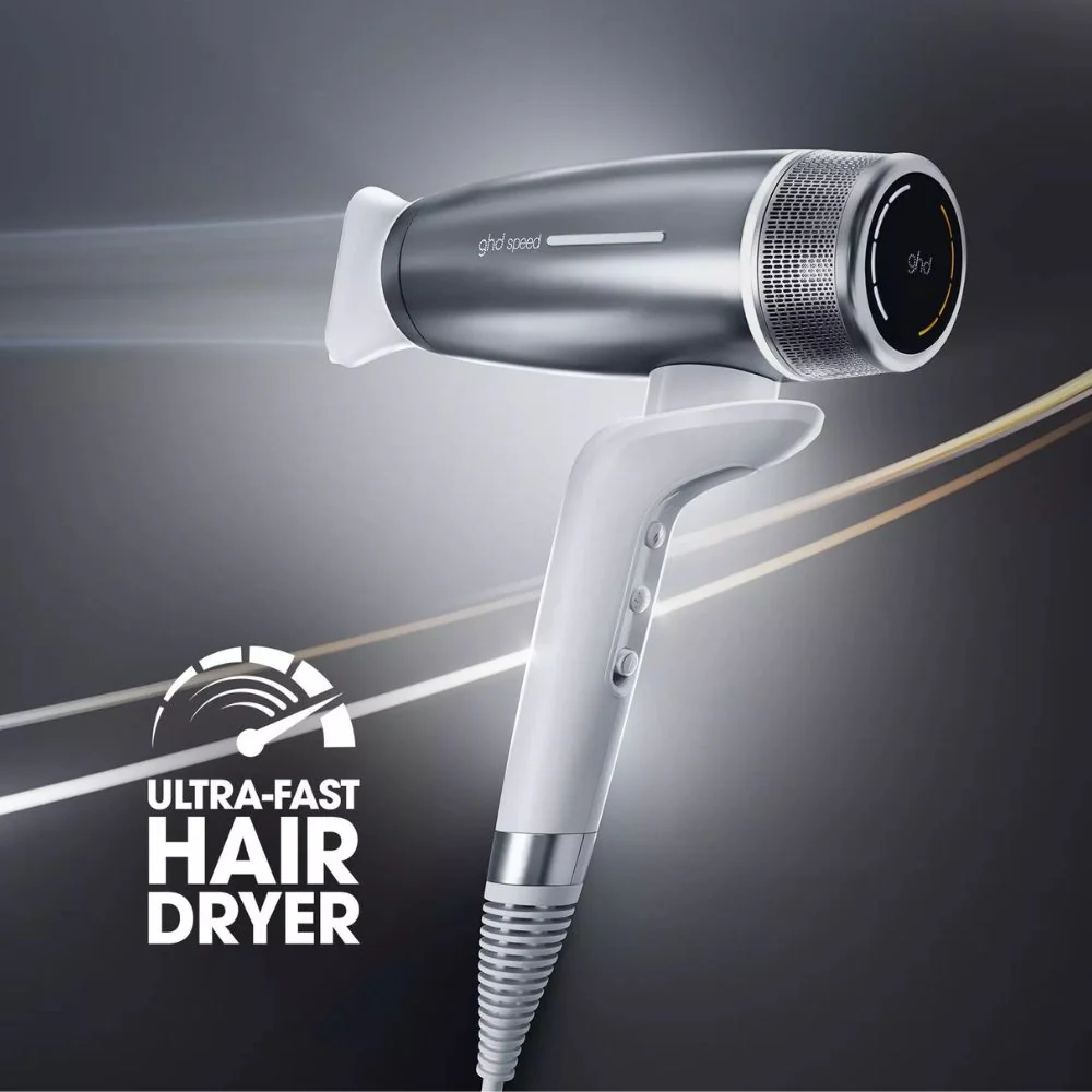Professional Dual Air-Flow Hair Dryer - White - Image 2