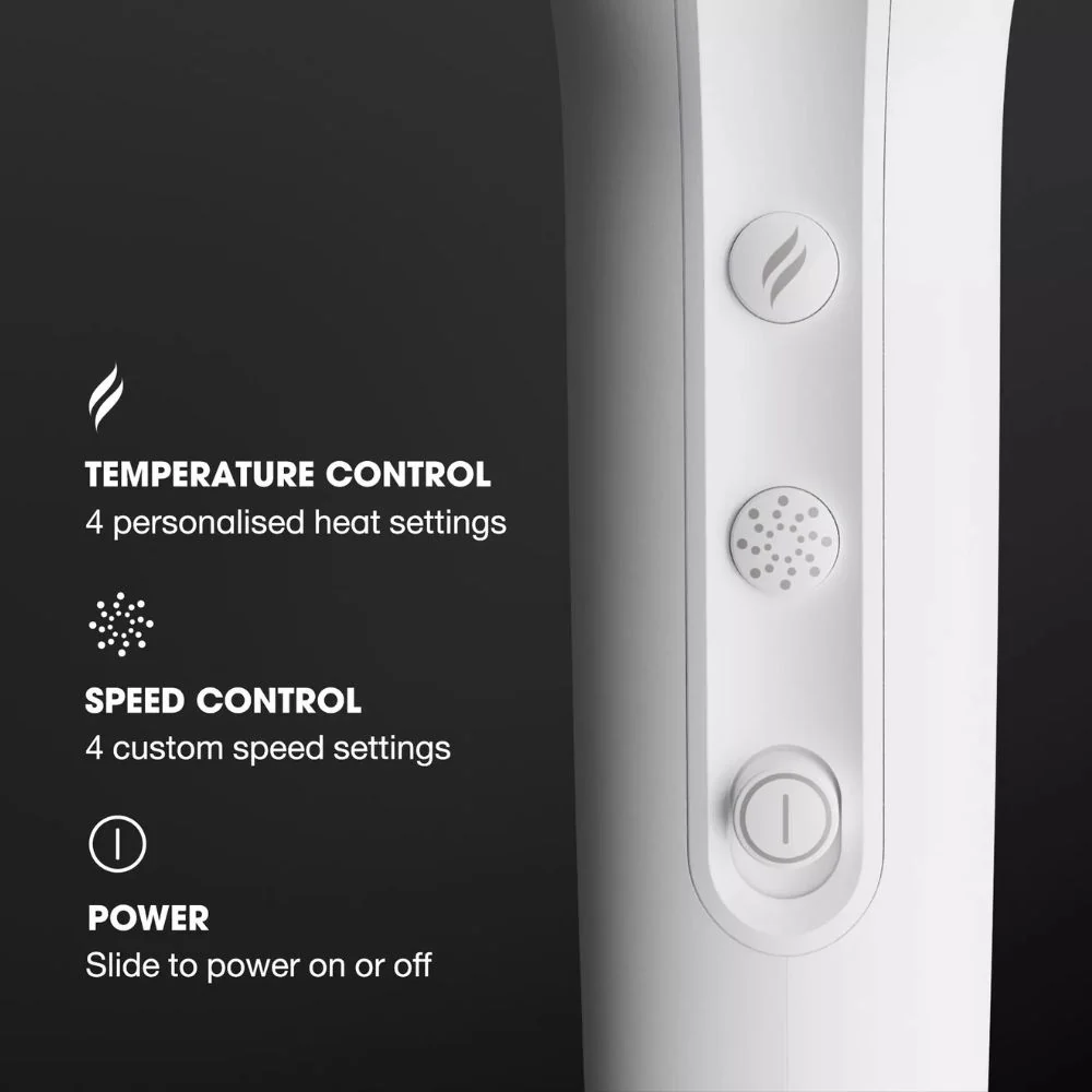 Professional Dual Air-Flow Hair Dryer - White - Image 5