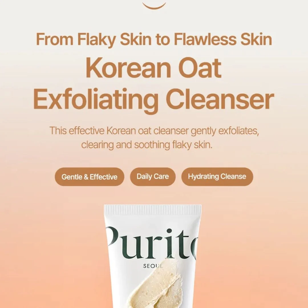 Oat Exfoliating Facial Scrub Cleanser - 150ml - Image 3