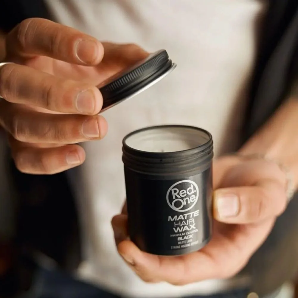 Black Matte Hair Wax - 100ml - Image 2