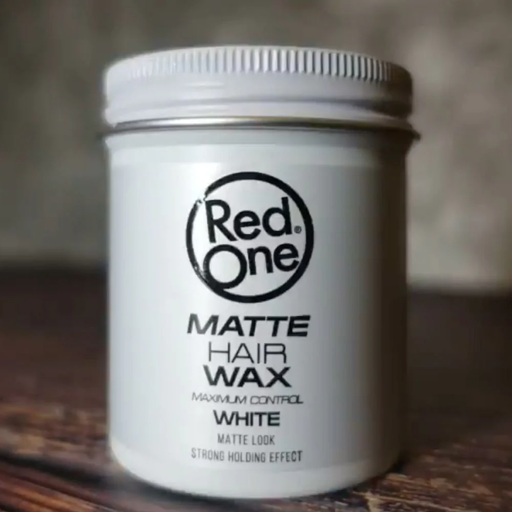 White Matte Hair Wax - 100ml - Image 3