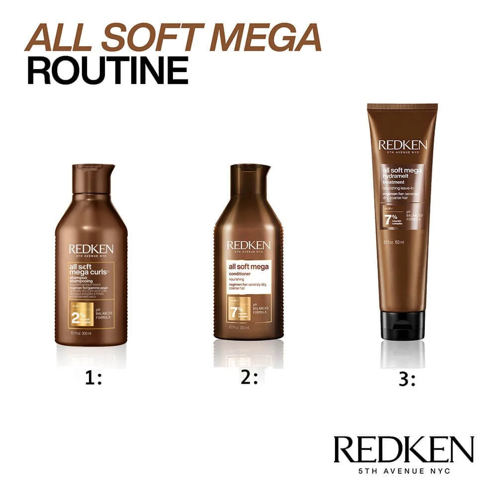 All Soft Mega Curls Luxe Set - 2x300ml+150ml - Image 3