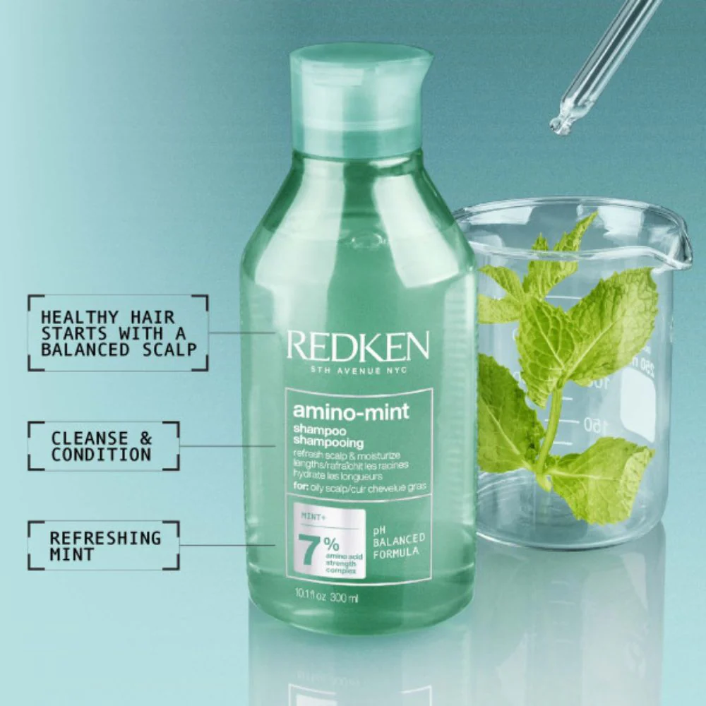 Amino Mint Shampoo - 300ml - Image 6