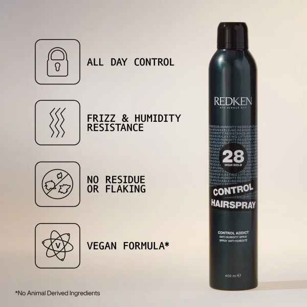 Control Addict 28 Extra High-Hold Hairspray - 400ml - Image 5