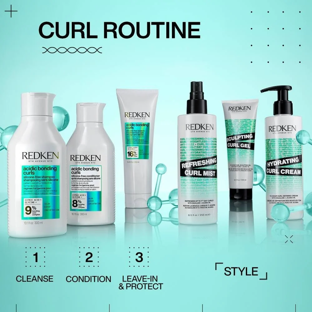 Acidic Bonding Curls Refresh Set- 2x300+250ml - Image 8