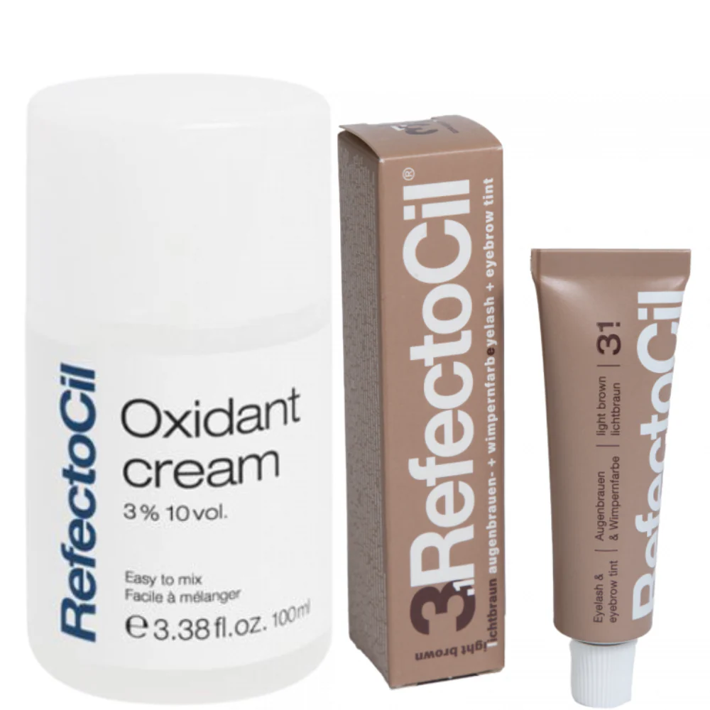 Wenkbrauwverf Oxidant Cream Set - 15+100ml - Image 3