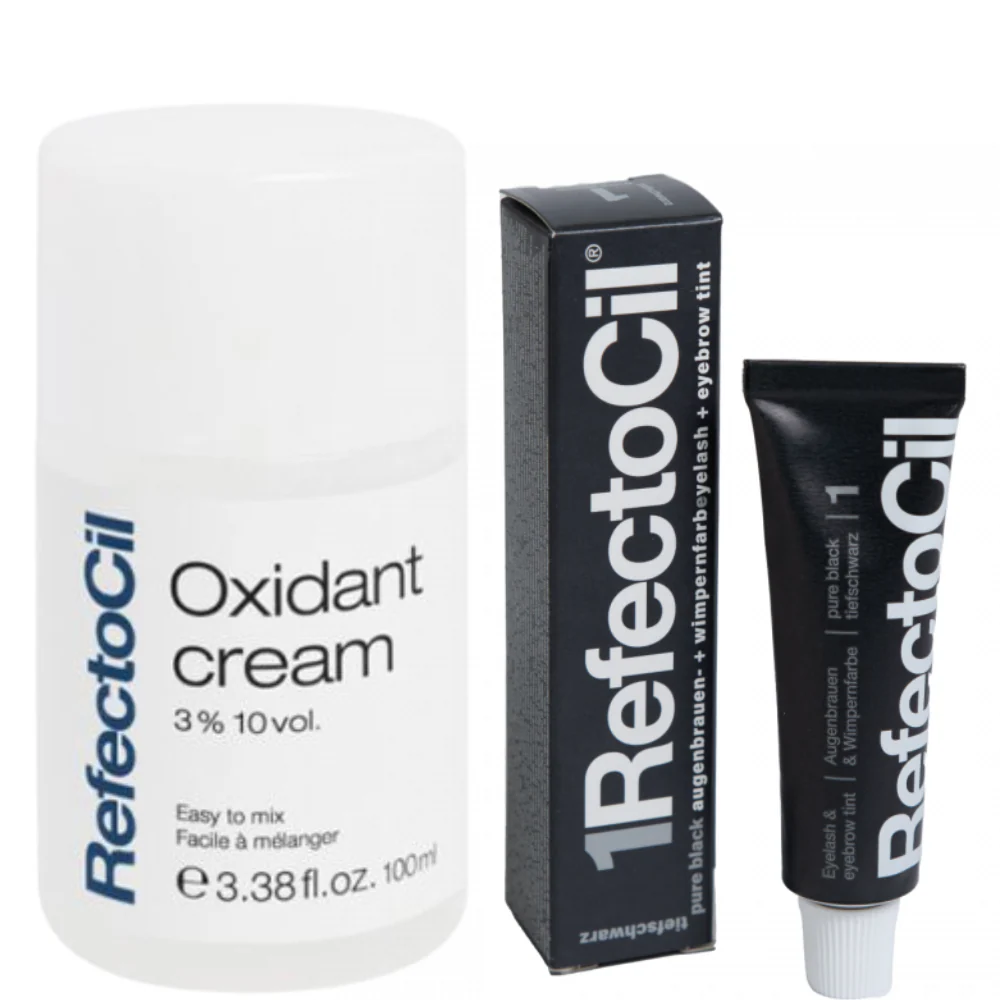 Wenkbrauwverf Oxidant Cream Set - 15+100ml - Image 4