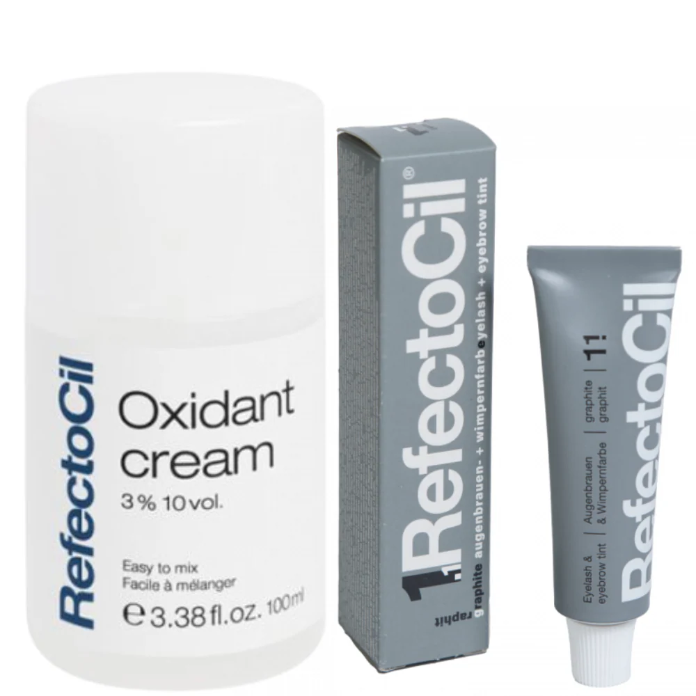 Wenkbrauwverf Oxidant Cream Set - 15+100ml - Image 5