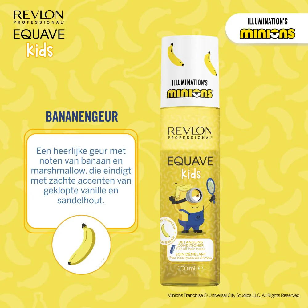 Equave Kids Minion Detangling Spray Conditioner - 200ml - Image 6