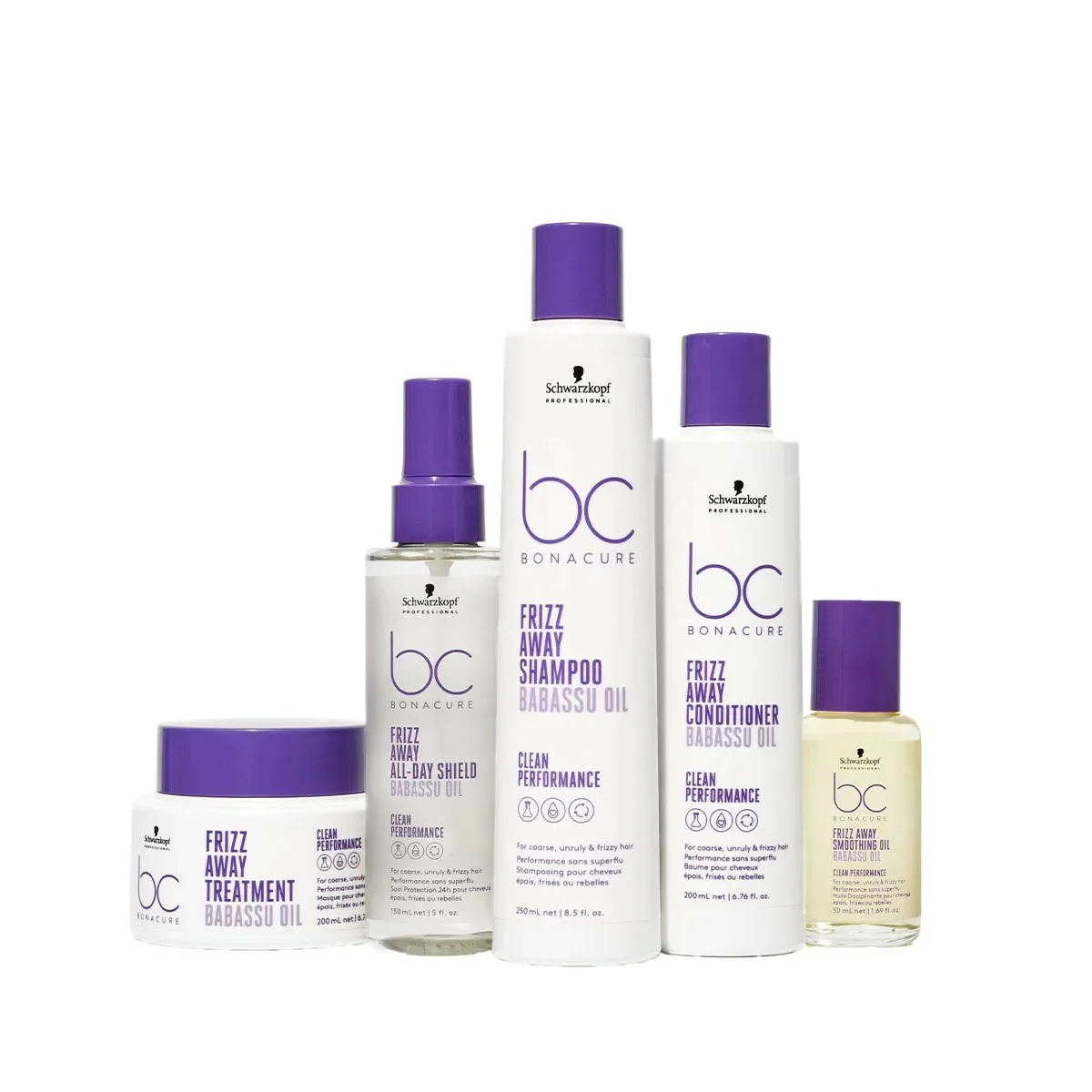 Bonacure Clean Performance Frizz Away Shampoo - Image 3