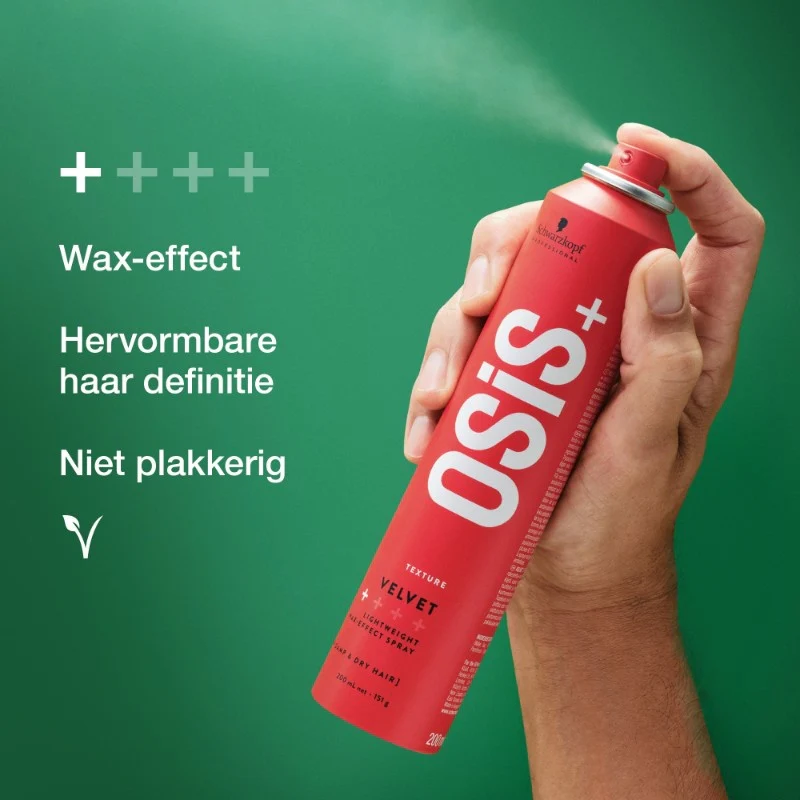 OSiS+ Texture Velvet Lightweight Wax-Effect Spray - 200ml - Image 2
